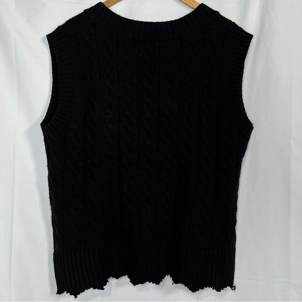 Princess Polly Antonia Sweater Vest Cable knit‎ Oversized Size XS/S - Picture 6 of 9
